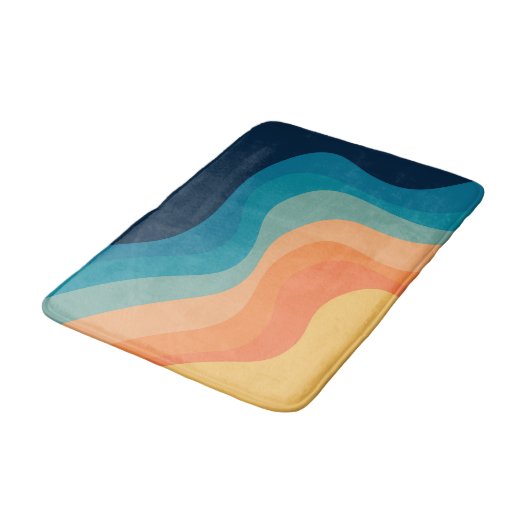 Dekoration im Retrostil Badematte (Schrägansicht)