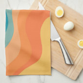 Dekoration im Retrostil Geschirrtuch (Viertel Falte)