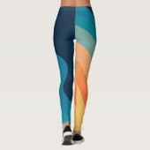 Dekoration im Retrostil Leggings (Rückseite)