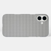 Dekoration im Silver Carbon Fibre Style Case-Mate iPhone Hülle (Rückseite (Horizontal))