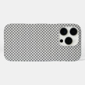Dekoration im Silver Carbon Fibre Style Case-Mate iPhone Hülle (Rückseite (Horizontal))