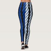 Dekoration im Stile eines Blauen Seils Leggings (Rückseite)