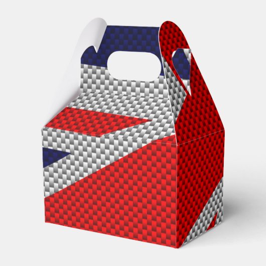 Dekoration im Unijack-Carbon-Faserstil Geschenkschachtel (Rückseite)