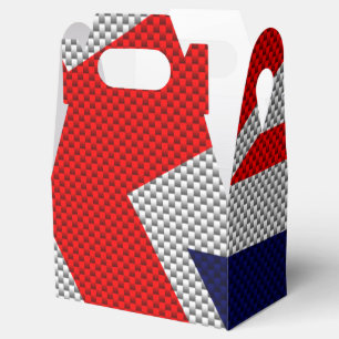 Dekoration im Unijack-Carbon-Faserstil Geschenkschachtel