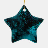 Dekoration in blauer und schwarzer Keramik (Hinten)