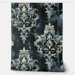 Dekoration in royal schwarz für fett gestaltete In Tapete