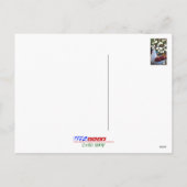 Dekoration in Weiß & Rot, Vase, Postkarte (Rückseite)