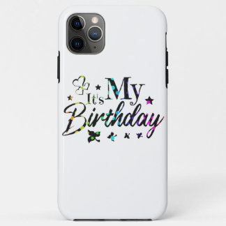 Dekoration ist mein Geburtstag mit Text aus Regenb Case-Mate iPhone Hülle