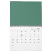 Dekoration Kalender (Feb 2027)