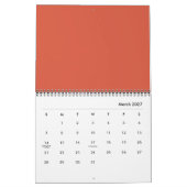 Dekoration Kalender (Mär 2027)