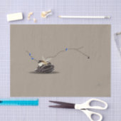 Dekoration Küste Elegant Modernes Beige Braun Seidenpapier (Handwerk)