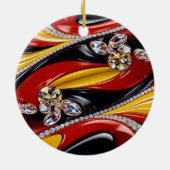 Dekoration mit belgischem Farbdesign (Hinten)