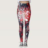 Dekoration mit farbenfrohen Splash Leggings (Vorderseite)