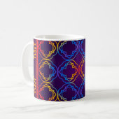 Dekoration mit geometrischer Dekoration. Sym Kaffeetasse (Vorderseite Links)