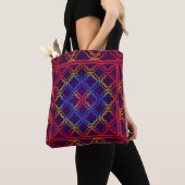 Dekoration mit geometrischer Dekoration. Sym Tasche (Von Nahem)