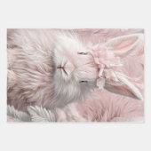 Dekoration mit Geschenkpapier Frühlingslamm Rosa H Set (Vorderseite 2)