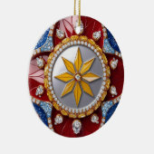 Dekoration mit kolumbianischem Farbdesign (Rechts)