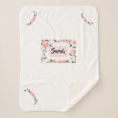 Dekoration und Design in den Zimmern in Rosa Sherpadecke (Vorderseite)