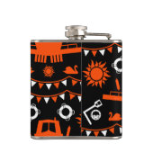 Dekoration und Geschenke von Narrowbooten Flachmann (Rückseite)