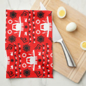 Dekoration und Geschenke von Narrowbooten Geschirrtuch (Viertel Falte)