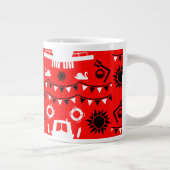 Dekoration und Geschenke von Narrowbooten Jumbo-Tasse (Rechts)