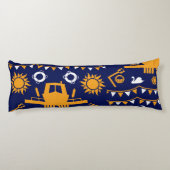 Dekoration und Geschenke von Narrowbooten Seitenschläferkissen (Rückseite)