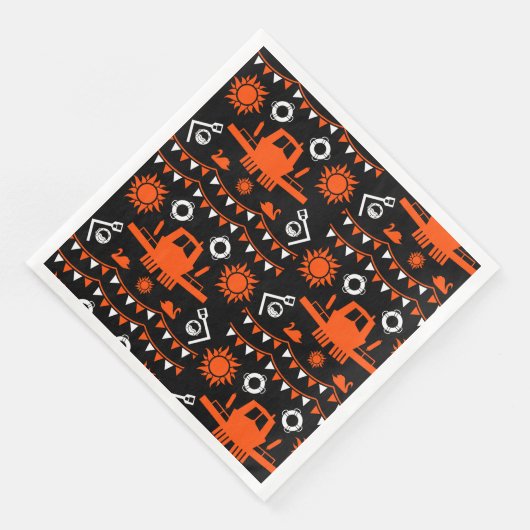 Dekoration und Geschenke von Narrowbooten Serviette (Ecke)