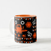 Dekoration und Geschenke von Narrowbooten Zweifarbige Tasse (Vorderseite Links)