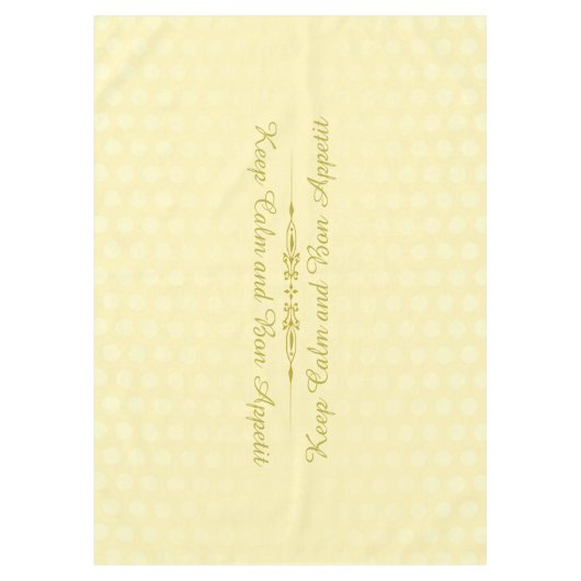 Dekoration Vintager Ornamente + Text & Idee Tischdecke (Vorderseite)