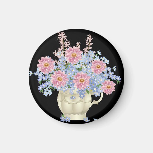 Dekoration von Blume Magnet (Vorne)