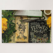 Dekoration von Blume Puzzle (Horizontal)