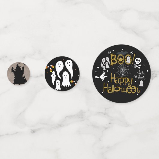 Dekoration von Halloween-Partys Konfetti (Vorderseiten)