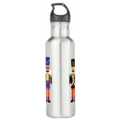 Dekoration von Nutcrackers Edelstahlflasche (Rückseite)