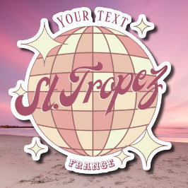 Dekoration von Saint Tropez Frankreich Aufkleber