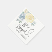 Dekoration von SOMMERBLUME Serviette (Ecke)