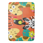 Dekoration von Tieren aus niedlichem Kinderzimmer Badematte (Vorderseite Vertikal)