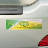 Dekoration zum 20. Hochzeitstag Party Autoaufkleber (Auf Auto)