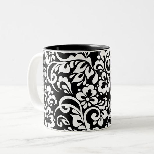 Dekoration Zweifarbige Tasse (Vorderseite Links)