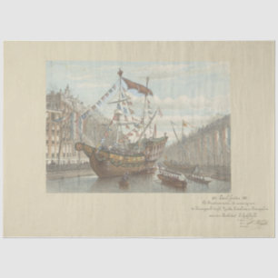 Dekorationen auf dem Herengracht Decoupage Paper Seidenpapier