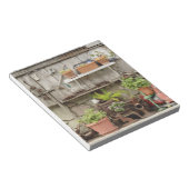 Dekorationen auf Holzzaun, Katalina, Notizblock (angewinkelt)