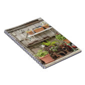 Dekorationen auf Holzzaun, Notizblock (Rechte Seite)