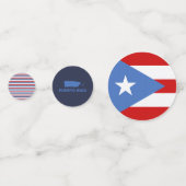 Dekorationen des Puerto Rico Party Konfetti (Vorderseiten)