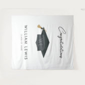 Dekorationen für den Abschluss im Hintergrund des  Wandteppich (Vorderseite (Horizontal))