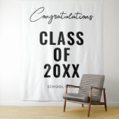 Dekorationen für den Abschluss im Hintergrund des Wandteppich (Beispiel)