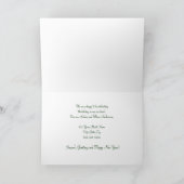 Dekorationen Neue Adresse Weihnachtskarte Feiertagskarte (Innenseite)