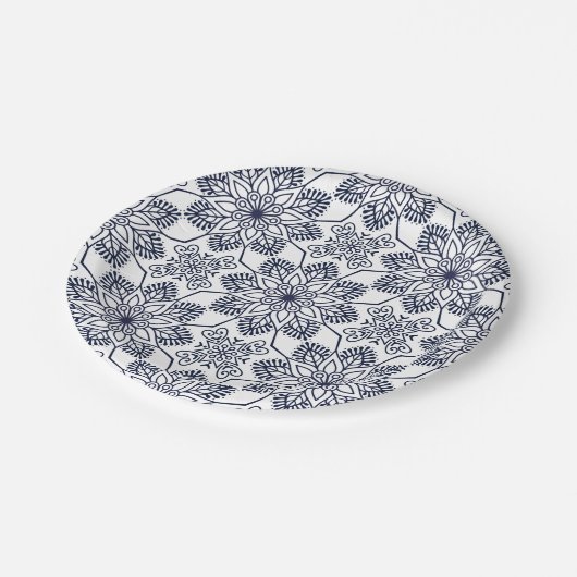 Dekorationen Pappteller (Schrägansicht)