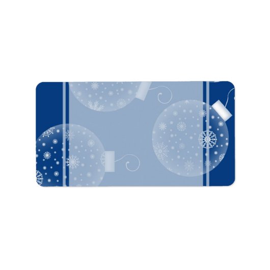 Dekorationen Weihnachtsmarken Adressaufkleber (Vorne)