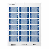 Dekorationen Weihnachtsmarken Adressaufkleber (Vorne)