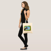 Dekorationsablage "hohe Giraffe" Tragetasche (Vorderseite (Model))