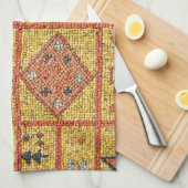 Dekorationsarchitektur-Marokko-Islam des Mosaiks Geschirrtuch (Viertel Falte)